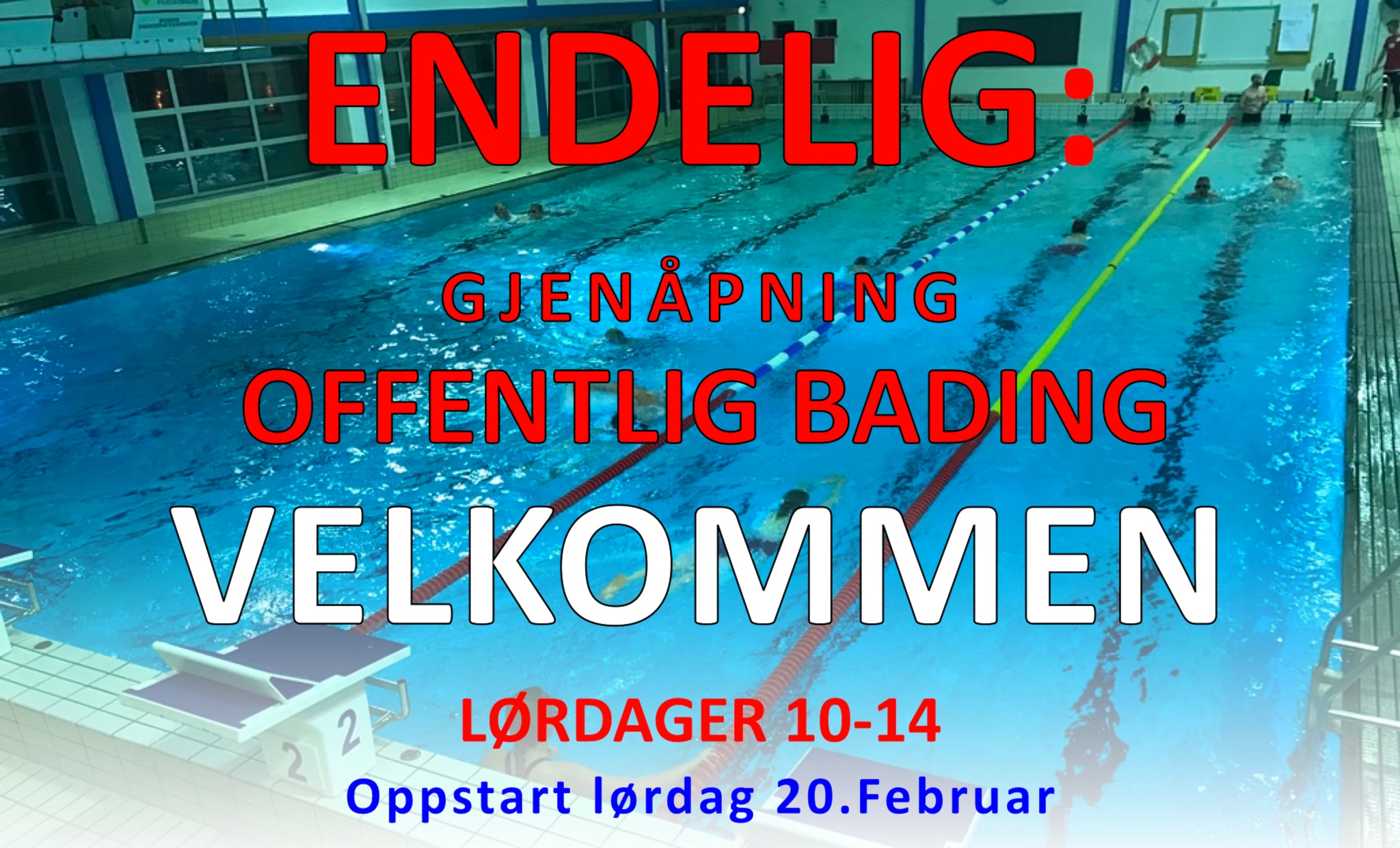 Gjenåpning Offentlig Bading